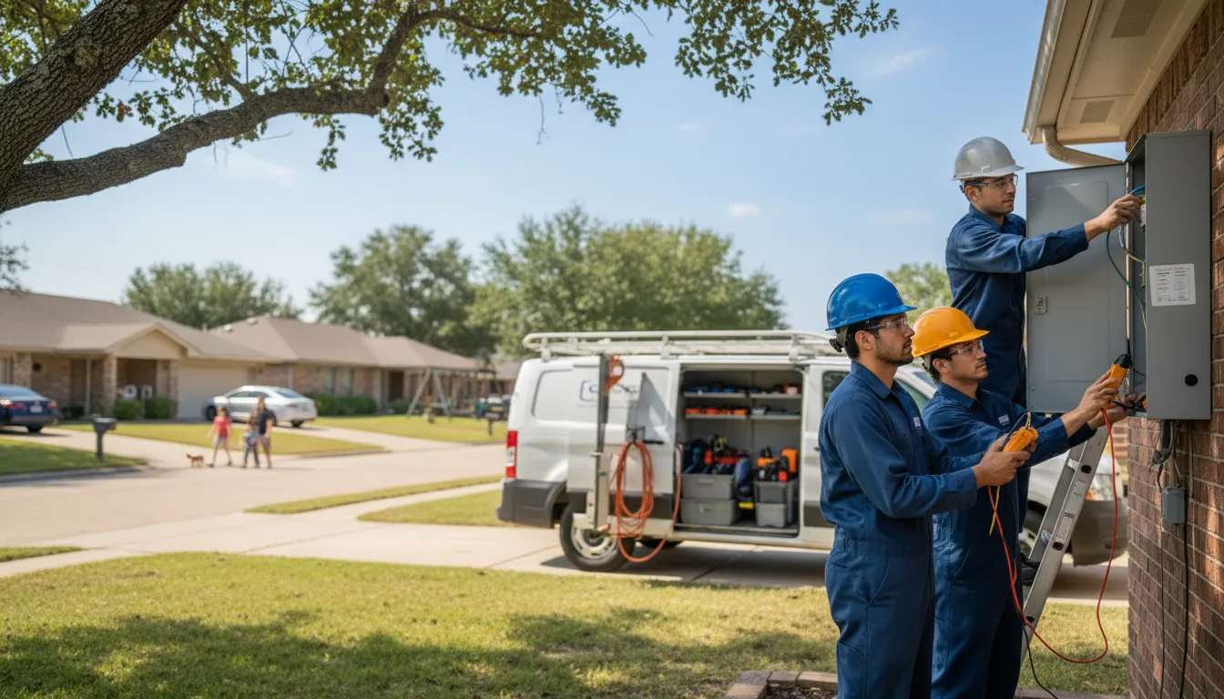 Certified electrician providing emergency electrical services in Greenview, IL